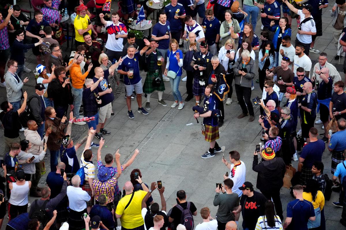 Thousands of fans have travelled to Germany <i>(Image: PA)</i>