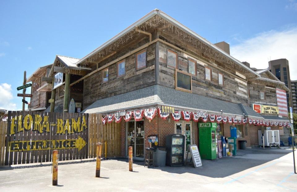 <p>Named such because it straddles the Florida-Alabama state line, this honky-tonk roadhouse is a <a href="https://www.thedailymeal.com/flora-bama-lounge-package-and-oyster-bar?referrer=yahoo&category=beauty_food&include_utm=1&utm_medium=referral&utm_source=yahoo&utm_campaign=feed" rel="nofollow noopener" target="_blank" data-ylk="slk:Gulf Coast landmark;elm:context_link;itc:0;sec:content-canvas" class="link ">Gulf Coast landmark</a>, famous for its epic parties. Stop in for a concert, <span>a mullet toss (a bizarre annual tradition that’s just </span><a href="https://www.thedailymeal.com/travel/weird-florida-facts-gallery?referrer=yahoo&category=beauty_food&include_utm=1&utm_medium=referral&utm_source=yahoo&utm_campaign=feed" rel="nofollow noopener" target="_blank" data-ylk="slk:one of those strange facts about Florida;elm:context_link;itc:0;sec:content-canvas" class="link ">one of those strange facts about Florida</a>), or bull-riding on the beach while you chug a <a href="https://www.thedailymeal.com/eat/what-s-bushwacker-and-where-find-best-ones-nashville?referrer=yahoo&category=beauty_food&include_utm=1&utm_medium=referral&utm_source=yahoo&utm_campaign=feed" rel="nofollow noopener" target="_blank" data-ylk="slk:Bushwacker;elm:context_link;itc:0;sec:content-canvas" class="link ">Bushwacker</a>for the best time you’ll never remember. For those who like a little religion with their rum, experience “Church in a Bar” by attending one of the weekly services. You can even take home the T-shirt: “My church is at the Flora-Bama.”</p>