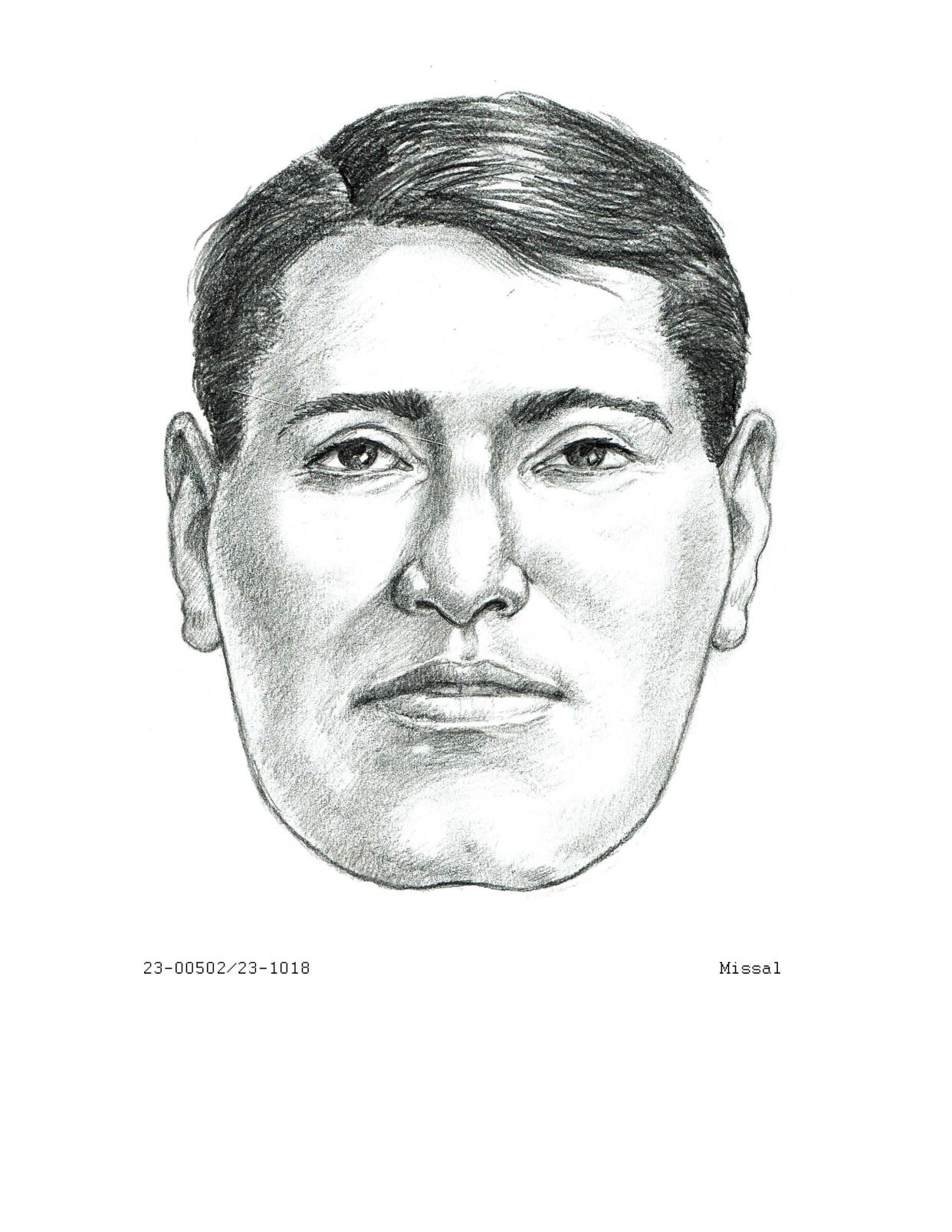 Phoenix police released a composite sketch of a man whose skeletal remains were found at South Mountain Park in January 2023. They announced on Aug. 4, 2023, that the victim was identified as Jerole Tsinnijinnie, 31.