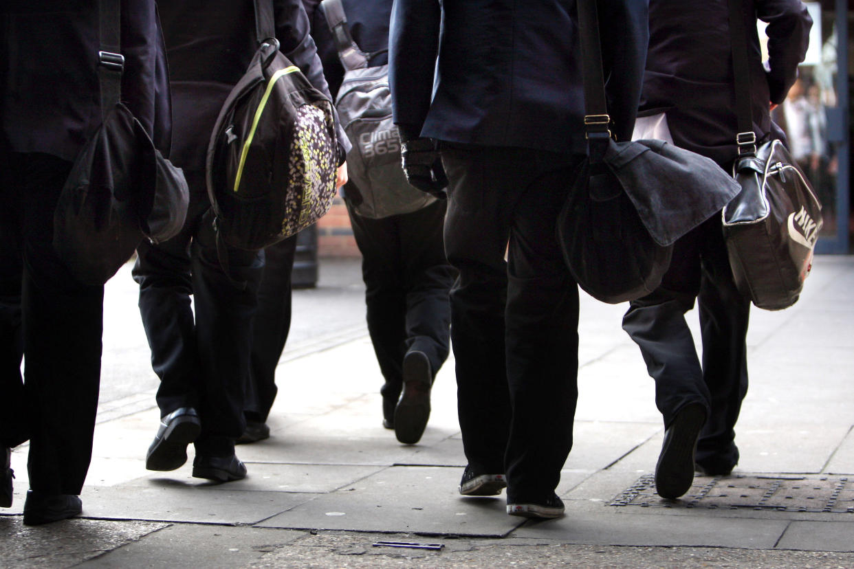 One school has angered parents after subjecting students to an army-style uniform check [Photo: Getty]