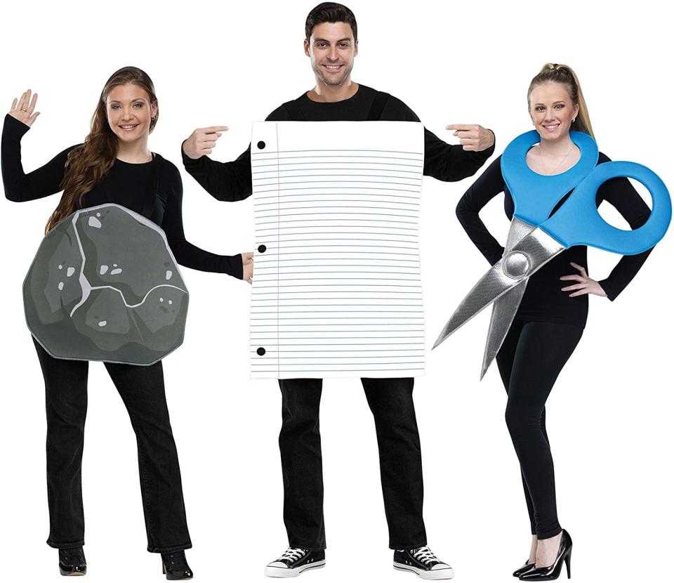 Rock, Paper, Scissors Halloween Costume