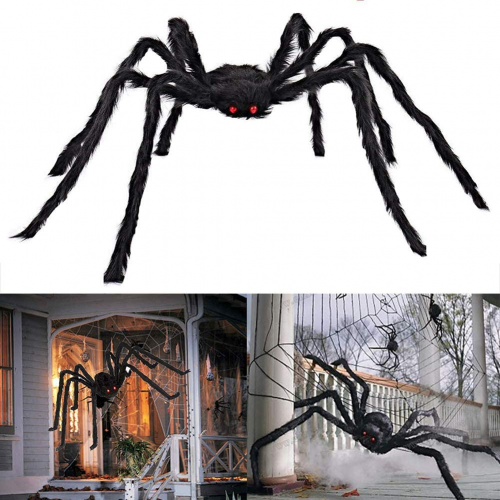 best cheap Halloween decorations - scary giant spider