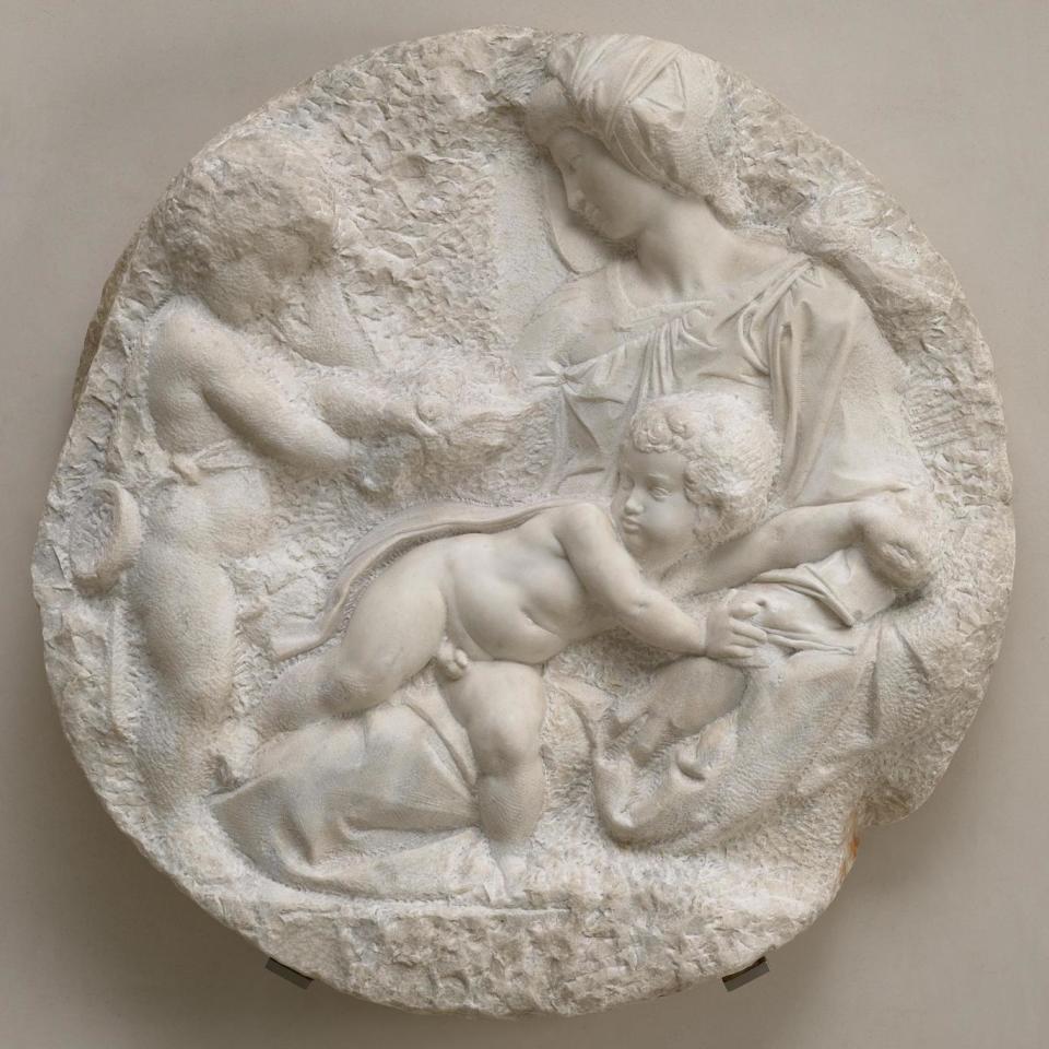 Michelangelo’s ‘Taddei Tondo’ at the Royal Academy of Arts (Royal Academy of Arts/Prudence Cumming Associates Limited)