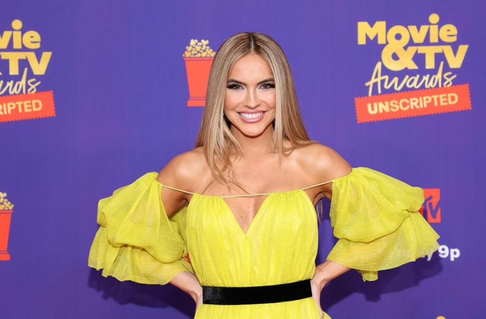 LOS ANGELES, CALIFORNIA – MAY 17: In this image released on May 17, Chrishell Stause attends the 2021 MTV Movie & TV Awards: UNSCRIPTED in Los Angeles, California. (Photo by Amy Sussman/Getty Images)