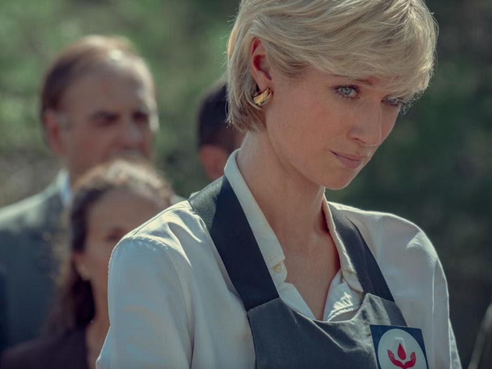 Elizabeth Debicki as Diana, Princess of Wales in Netflix's "The Crown."