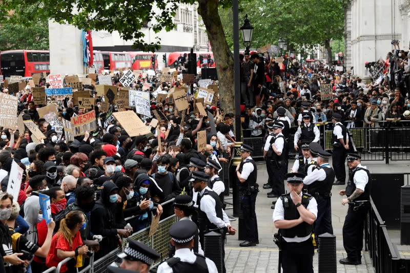 Protest against the death of George Floyd, in London