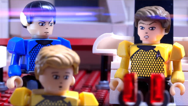 Kirk and Spock from the Kre-O building sets