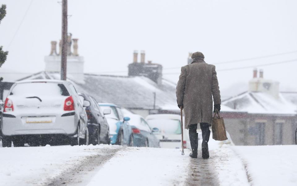 The UK experienced several bouts of heavy snow this year - PA