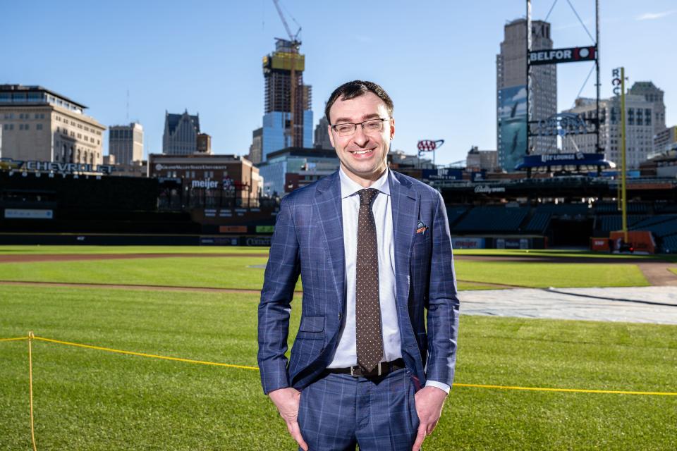 Detroit Tigers play-by-play broadcaster Jason Benetti.