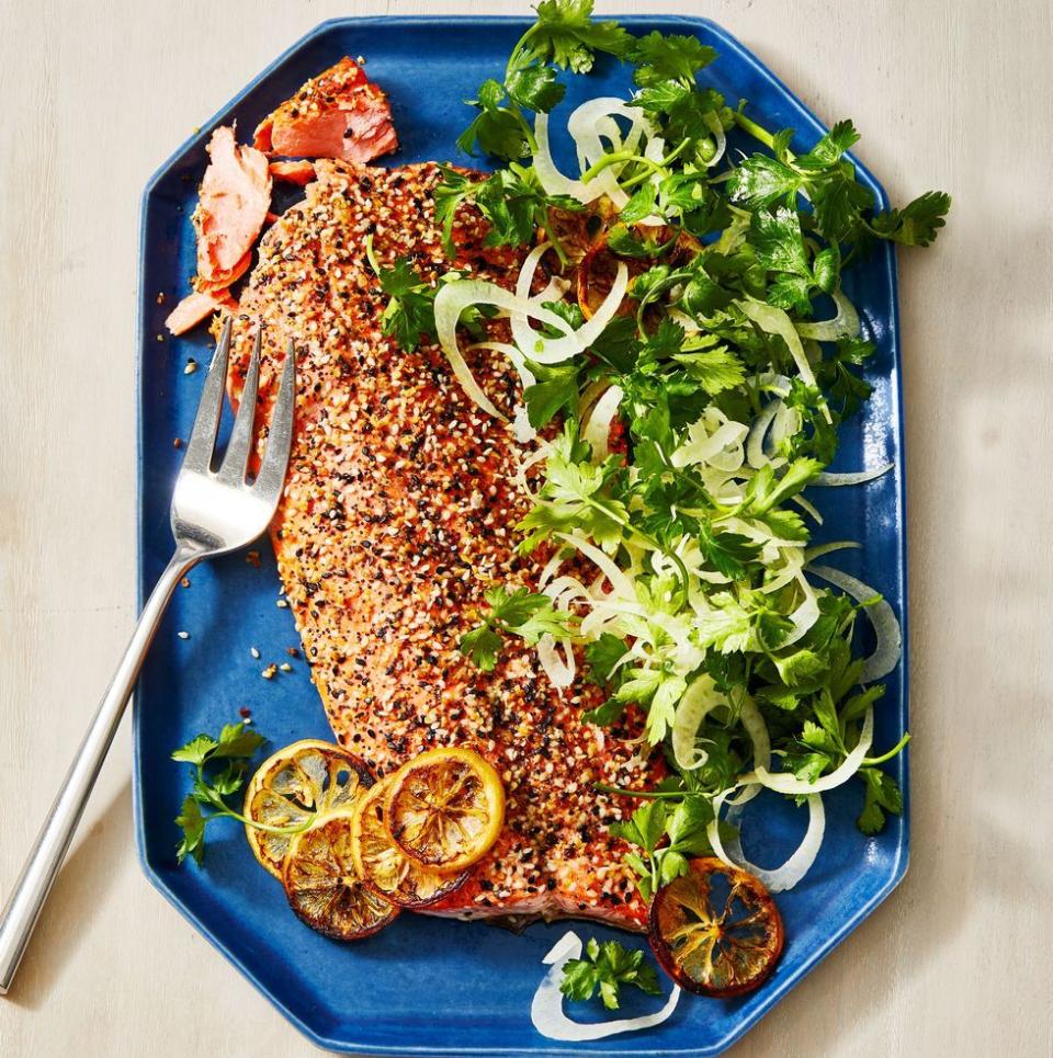 Everything Bagel Crusted Salmon