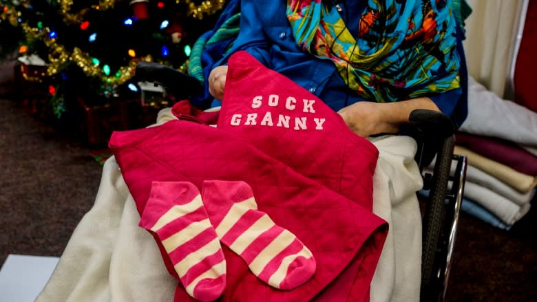 'When in doubt, do the kind thing': Sock Granny wants you to donate your socks