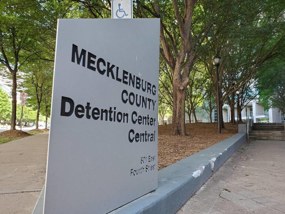 The Mecklenburg County Detention Center. FILE PHOTO