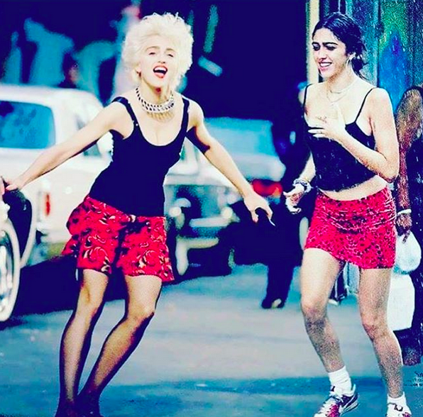 Mom and daughter are seriously twinning. (Photo: Instagram/Madonna)