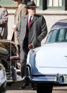 <p>Jon Hamm is seen in full character filming <em>No Sudden Move</em> in Detroit, Michigan on Monday.</p>