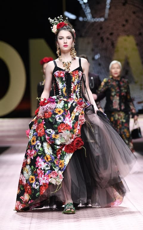 Dolce and Gabbana spring/summer 2019 - Credit: Wireimage