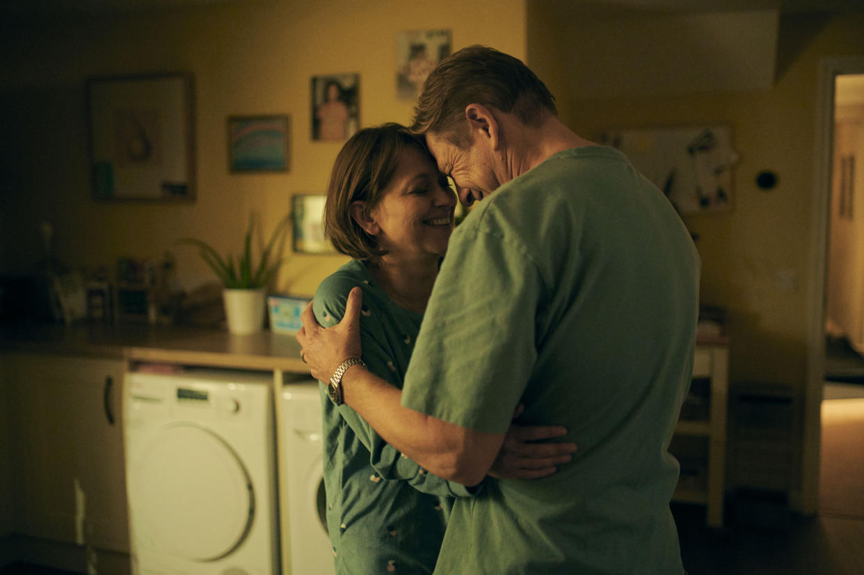 Nicola Walker and Sean Bean in Marriage. (BBC)