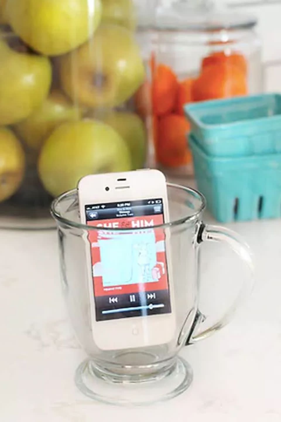 Put your phone in a cup to increase speaker volume.