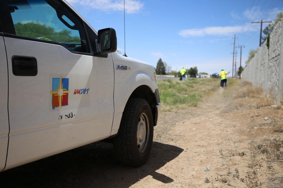 Between 50 and 75 employees of the New Mexico Department of Transportation, San Juan County, and the cities of Farmington and Aztec joined forces for their annual spring cleanup of county highways on Thursday, May 9.