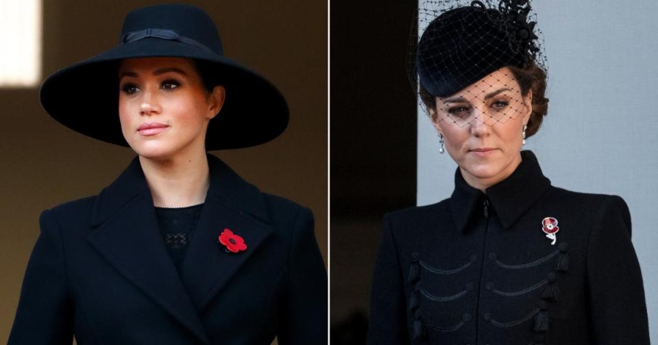 See Every Photo of Meghan Markle and Kate Middleton from Their Joint Remembrance Day Appearances