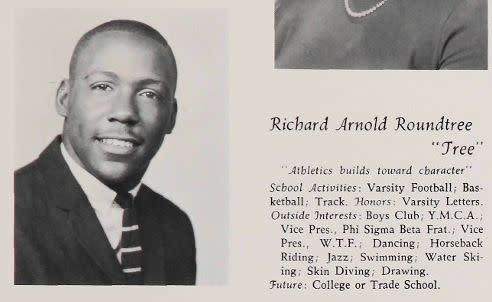 Richard Roundtree yearbook photo