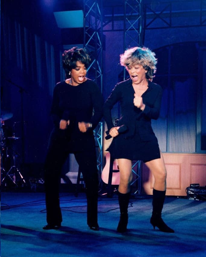 Tina Turner y Oprah Winfrey