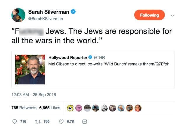 (Screenshot: Sarah Silverman via Twitter)