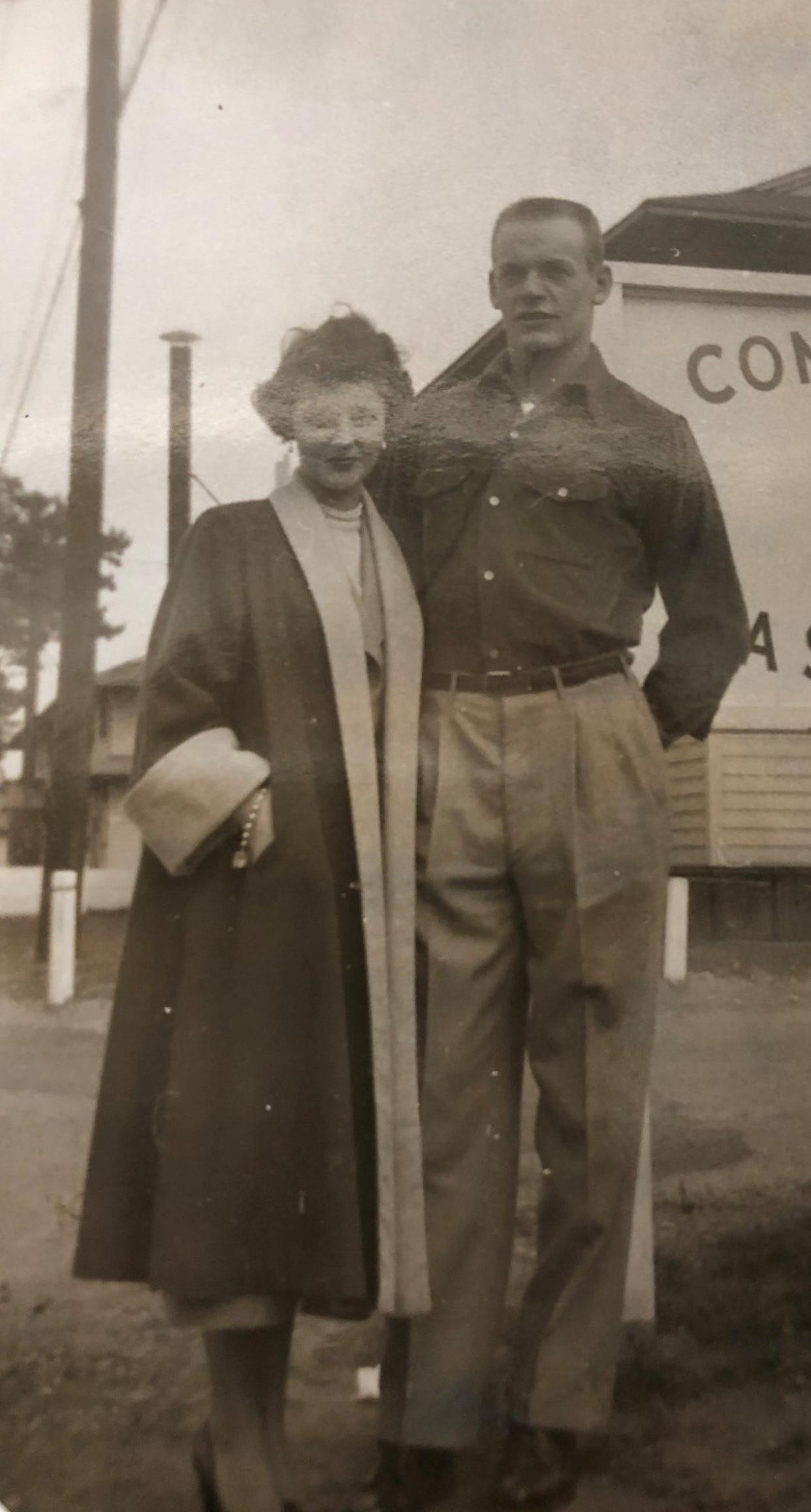 Friends Marita Swenson and Claude Frable in the 1950s.