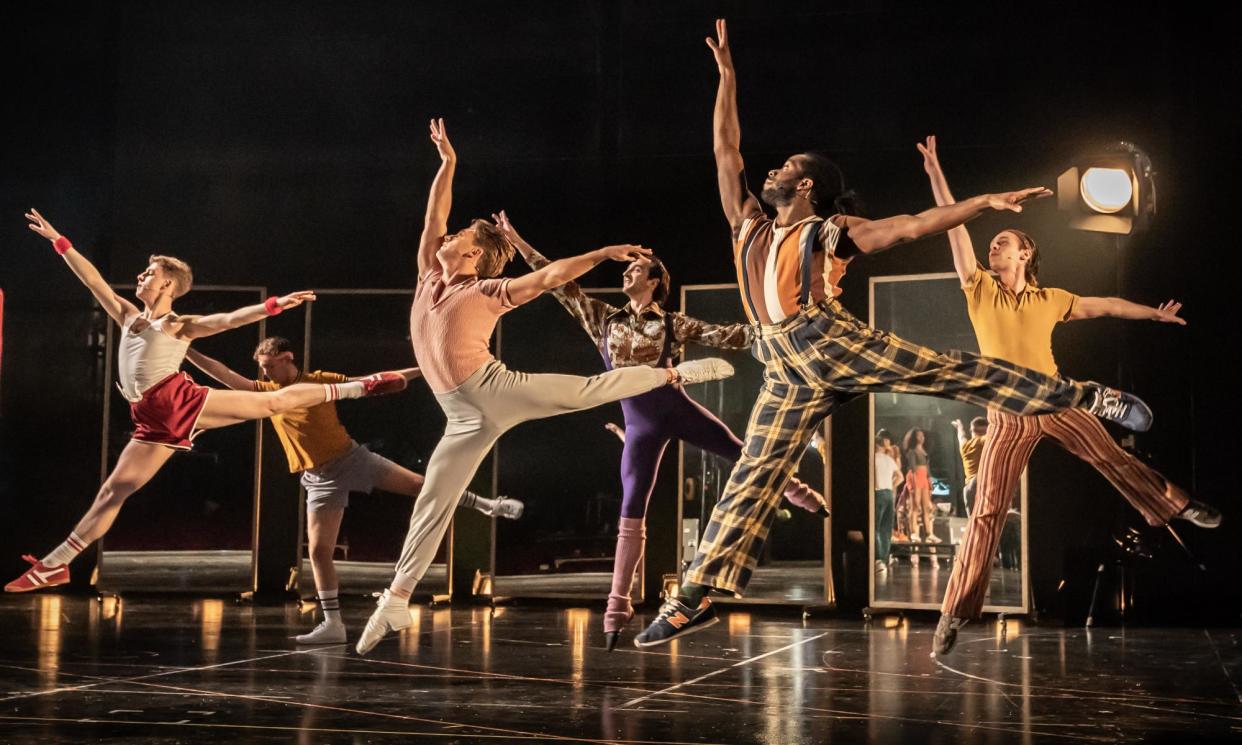 <span>‘It doesn’t get easier’ … Curve’s production of A Chorus Line.</span><span>Photograph: Marc Brenner</span>
