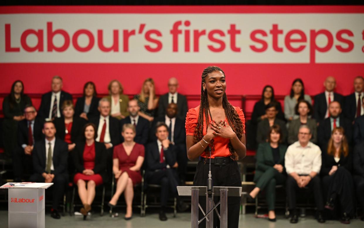 The eloquent LSE student who spoke of her 'wonderful' non-select state school education while introducing Bridget Phillipson