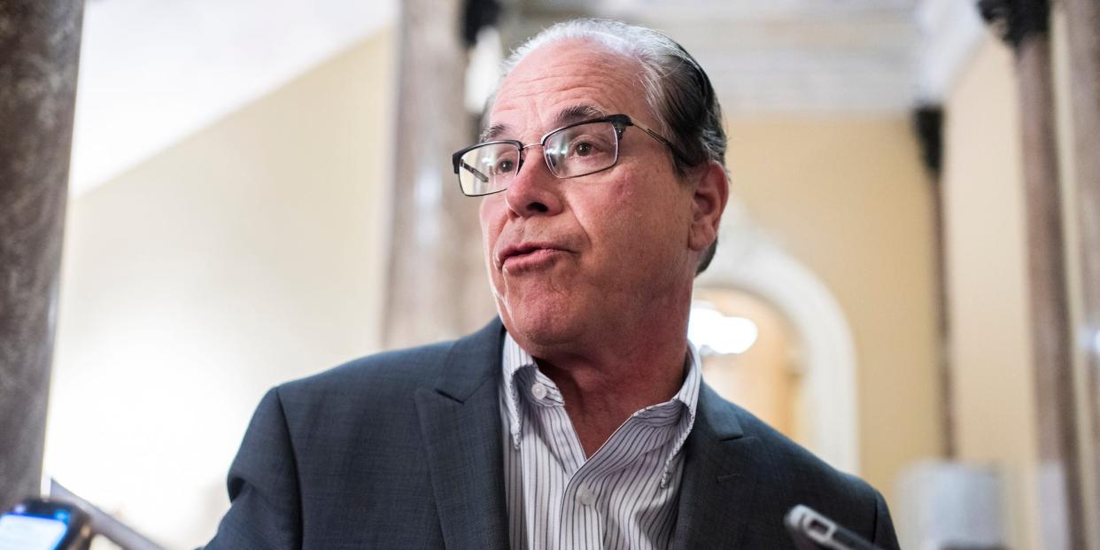 Republican Sen. Mike Braun of Indiana on Capitol Hill on June 14, 2022.