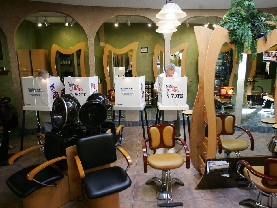 Visions Hair Salon in Downey, California.