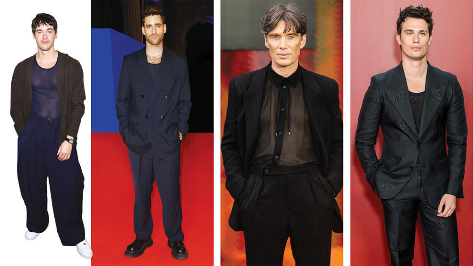 Tom Blyth, Oliver Jackson, Cillian Murphy and Nicholas Galitzine