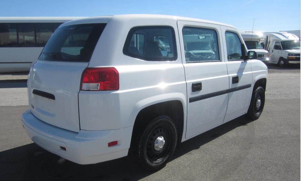 A photo of the MV-1 wheelchair-accessible vehicle, manufactured by Mobility Ventures.