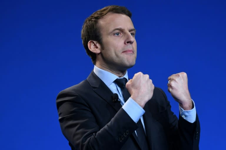 Emmanuel Macron appears to have benefitted from the chaos in the French presidential campaign