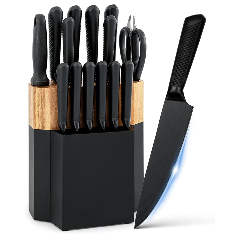 15-piece Kitchen Knife Set (Photo via Amazon)