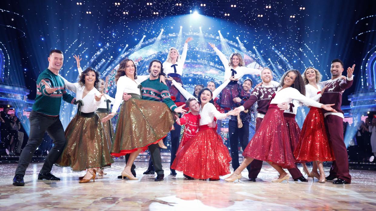  Strictly Come Dancing Christmas Special 2023 dancers and celebs . 