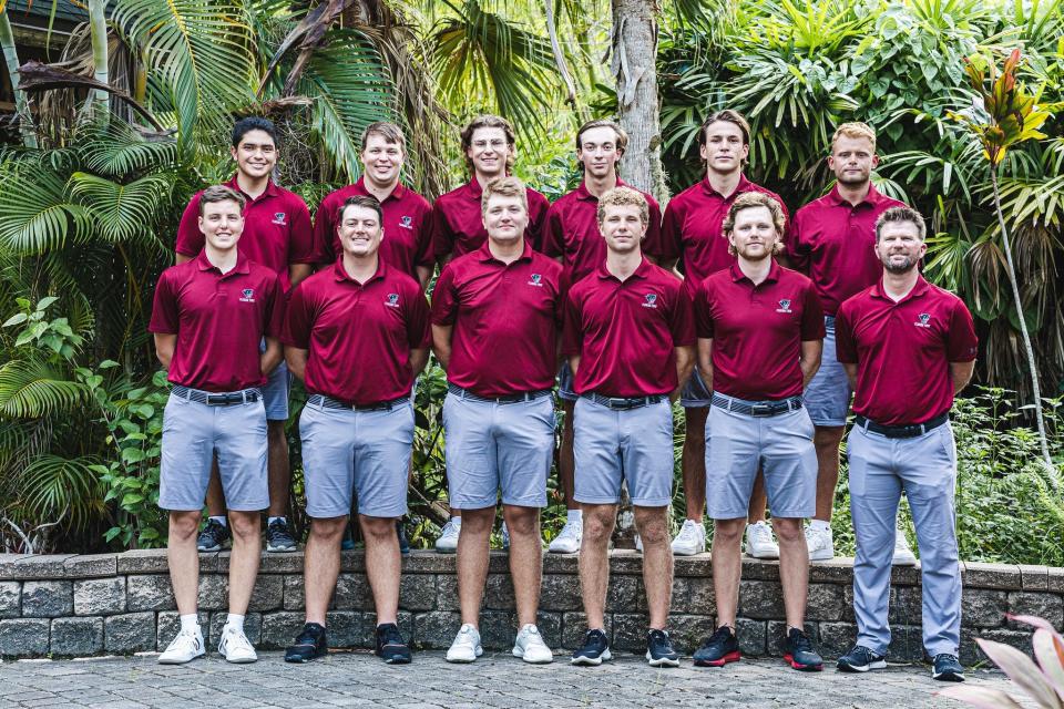 The 2021-22 Florida Tech men's golf team.