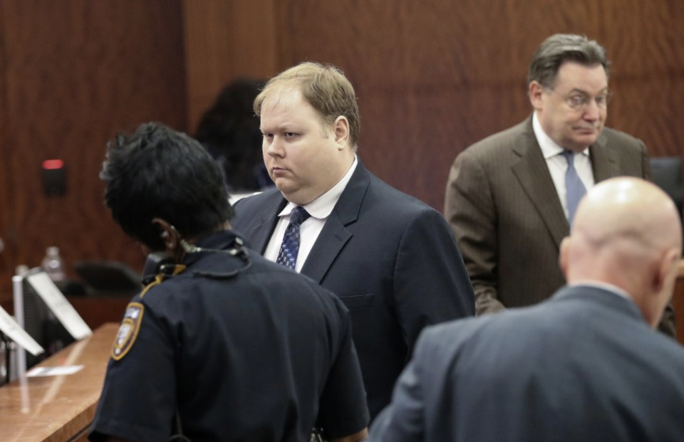 Ronald Haskell in court on Tuesday. 