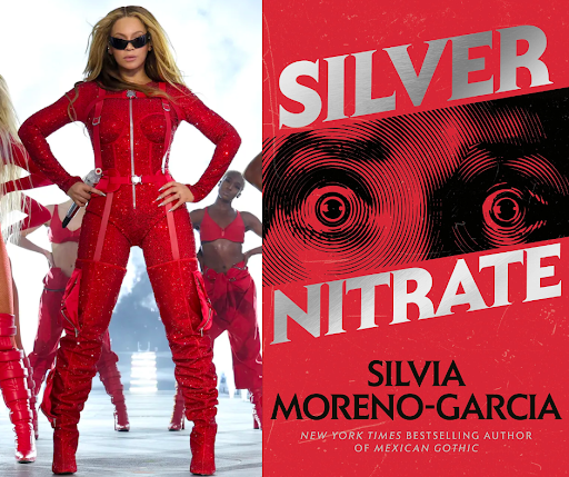 Both Beyoncé Silvia Moreno-Garcia's "Silver Nitrate" look fierce in red.