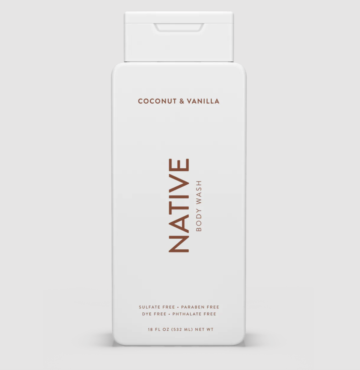 Native Coconut and Vanilla Body Wash (Photo via Native)