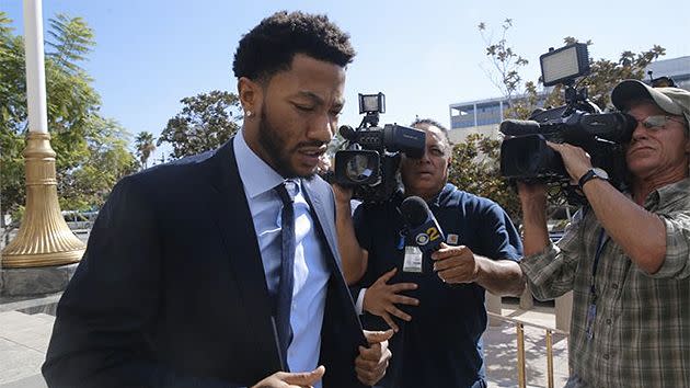 A Los Angeles jury cleared Rose of all charges against him. Pic: AP