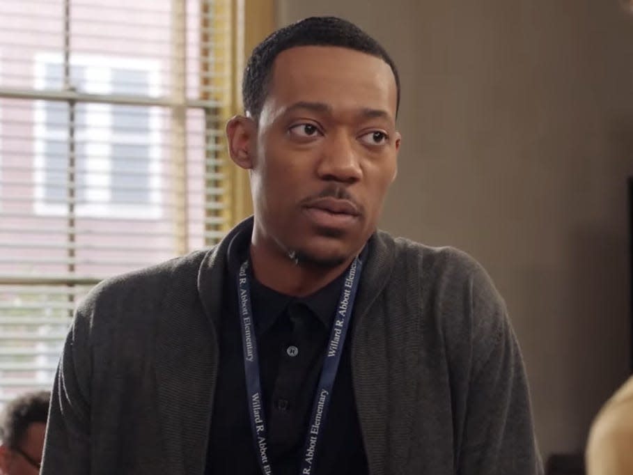 Tyler James Williams on season two of "Abbott Elementary."