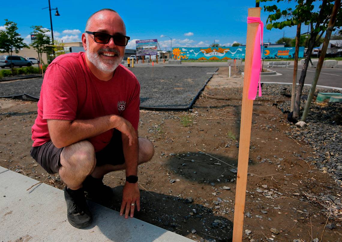 Ron Swanby, owner of Swampy’s BBQ, will break ground on May 22 for a new building to accommodate his popular food truck and smoker operations at Columbia Gardens Urban Wine & Artisan Village in Kennewick.