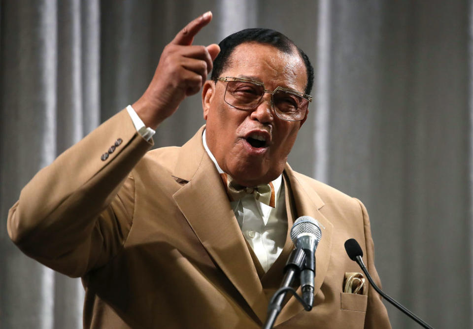 Louis Farrakhan, leader of the Nation of Islam (Photo: Getty Images)