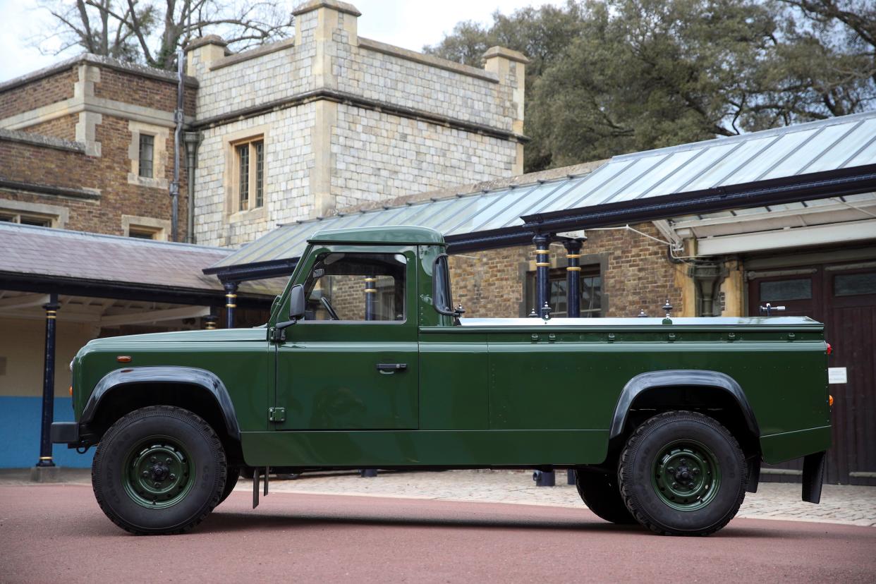 The Duke of Edinburgh's funeral Land Rover