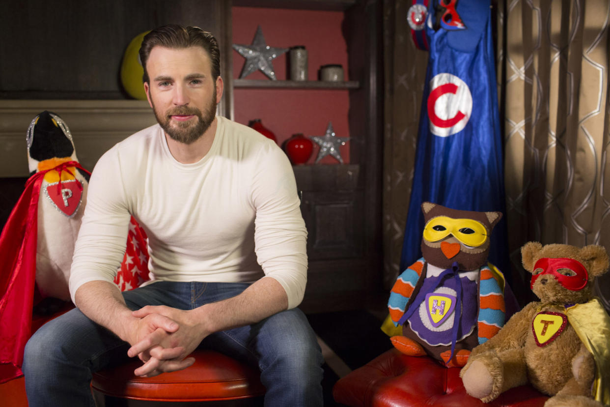 Softer side: Chris Evans will appear on CBeebies' Bedtime Story: Pete Dadds/BBC/PA