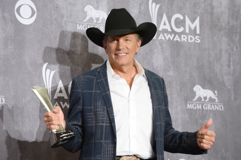 George Strait will perform on a new stadium tour featuring Chris Stapleton and Little Big Town. File Photo by Jim Ruymen/UPI