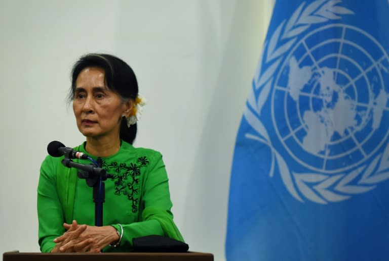 Myanmar leader Aung San Suu Kyi has faced international condemnation regarding the plight of the Rohingya, victims of what the UN views as a campaign of ethnic cleansing