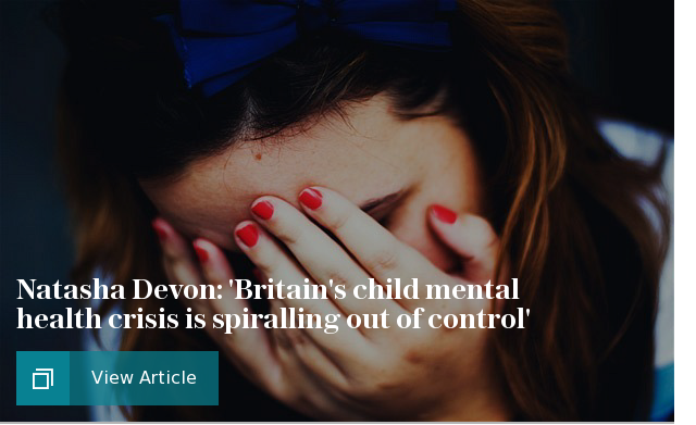 Natasha Devon: 'Britain's child mental health crisis is spiralling out of control'