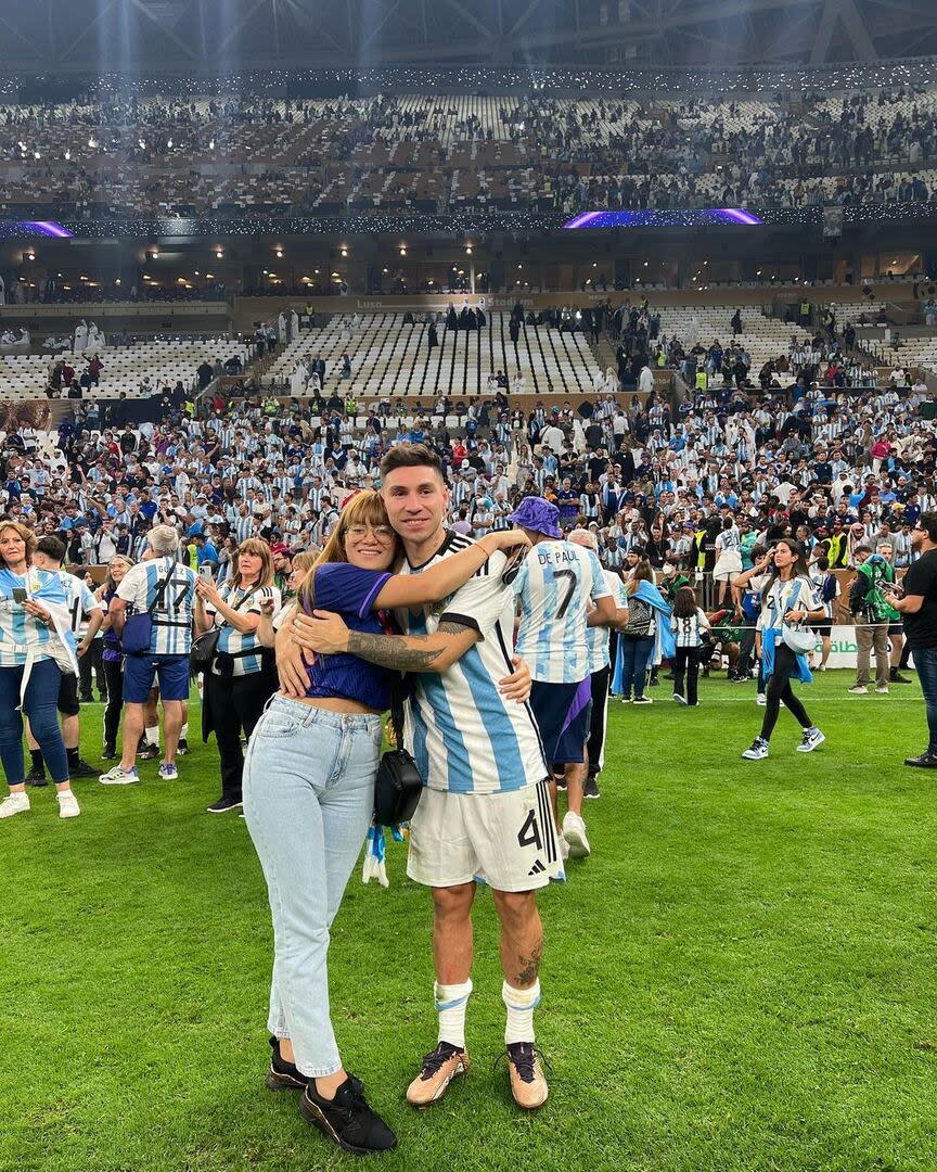 Jacqueline, uno de los pilares fundamentales de Gonzalo a lo largo de su carrera futbolística